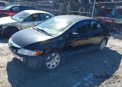 2009 Honda Civic Lx z USA, uszkodzony, nr VIN 19XFA16549E035757